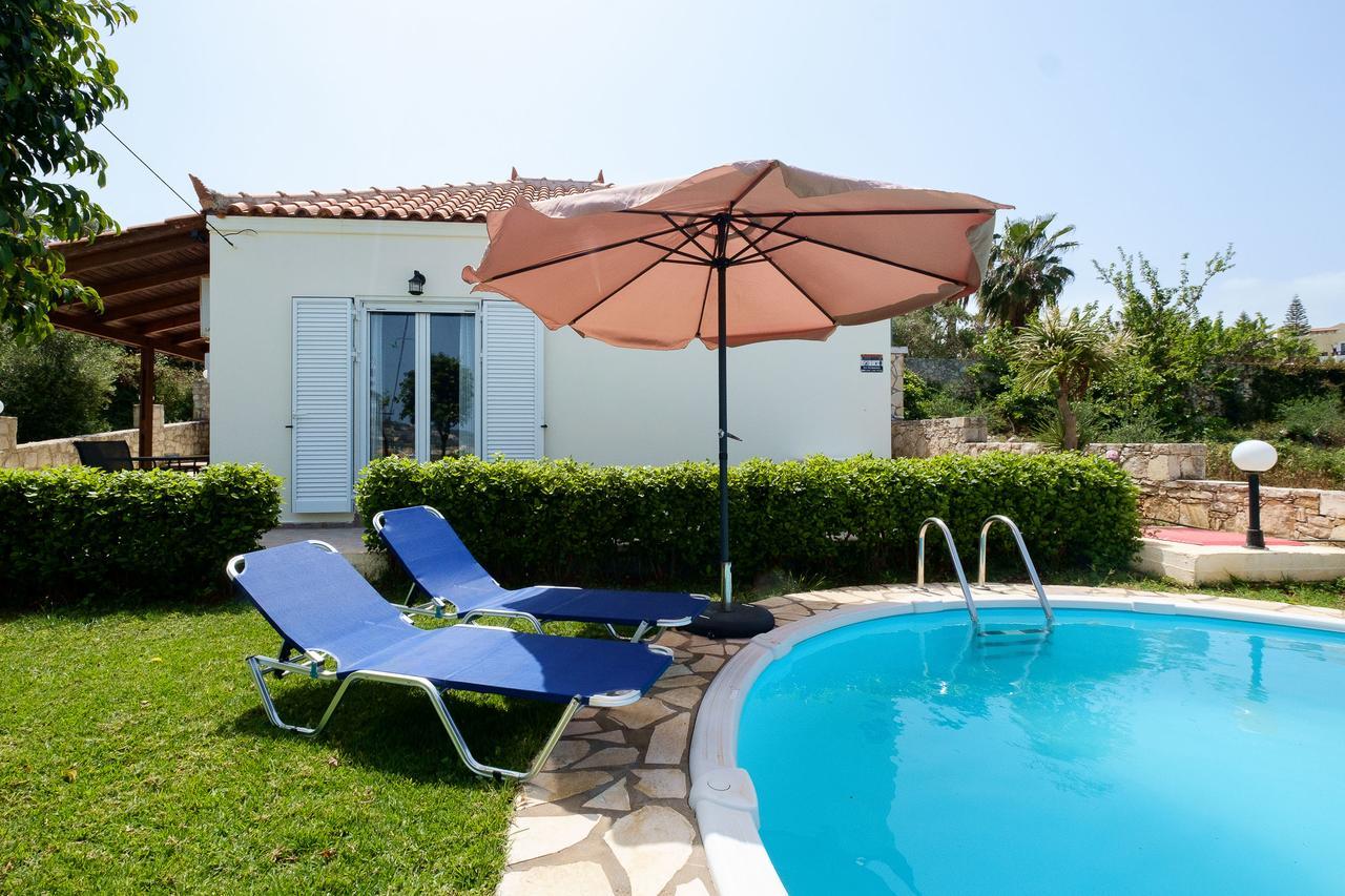 Chill And Relax In A Home With Pool Near The Beach Almirida Dış mekan fotoğraf