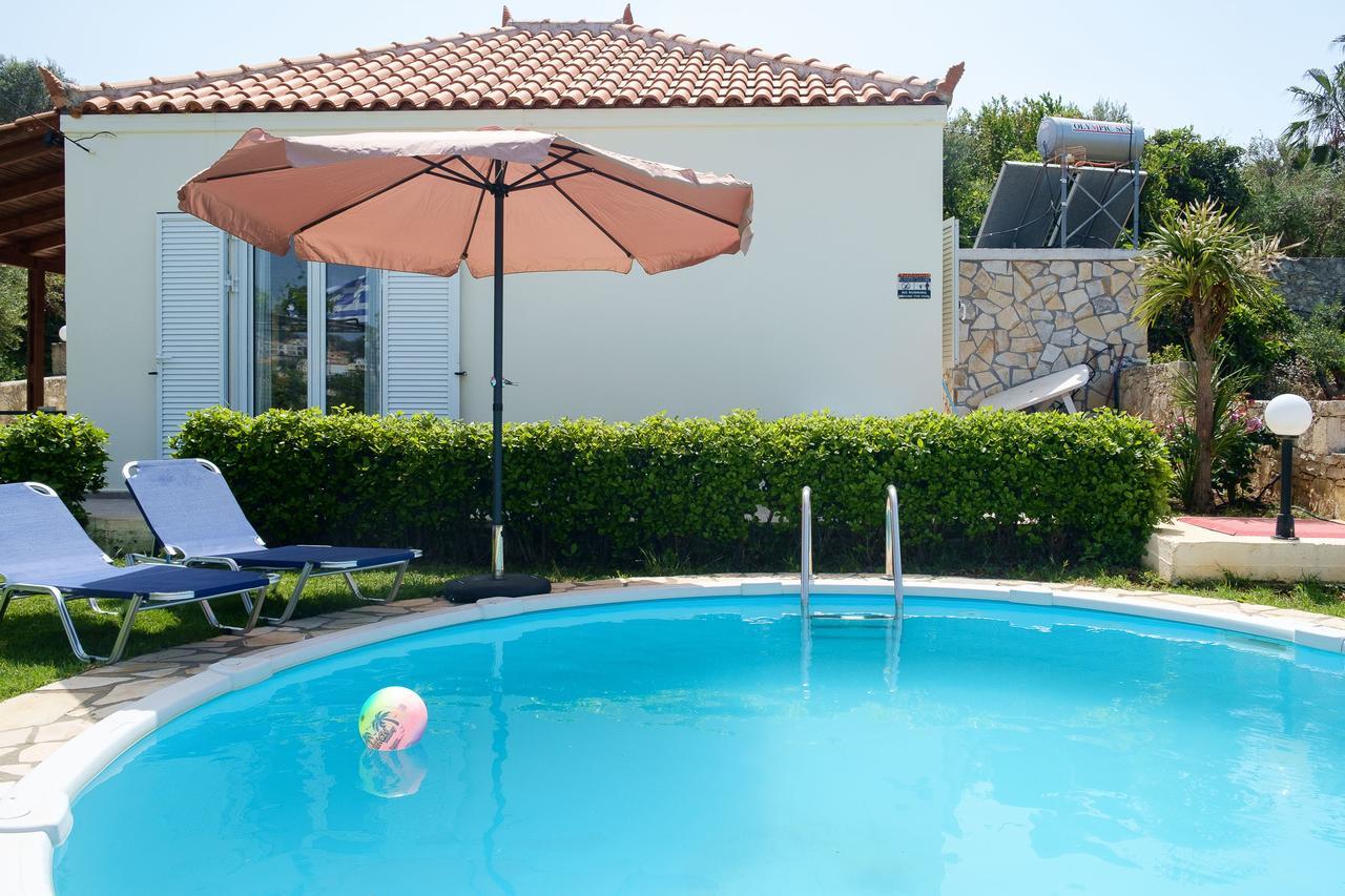 Chill And Relax In A Home With Pool Near The Beach Almirida Dış mekan fotoğraf