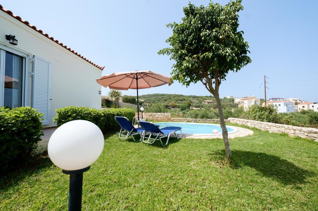 Chill And Relax In A Home With Pool Near The Beach Almirida Dış mekan fotoğraf